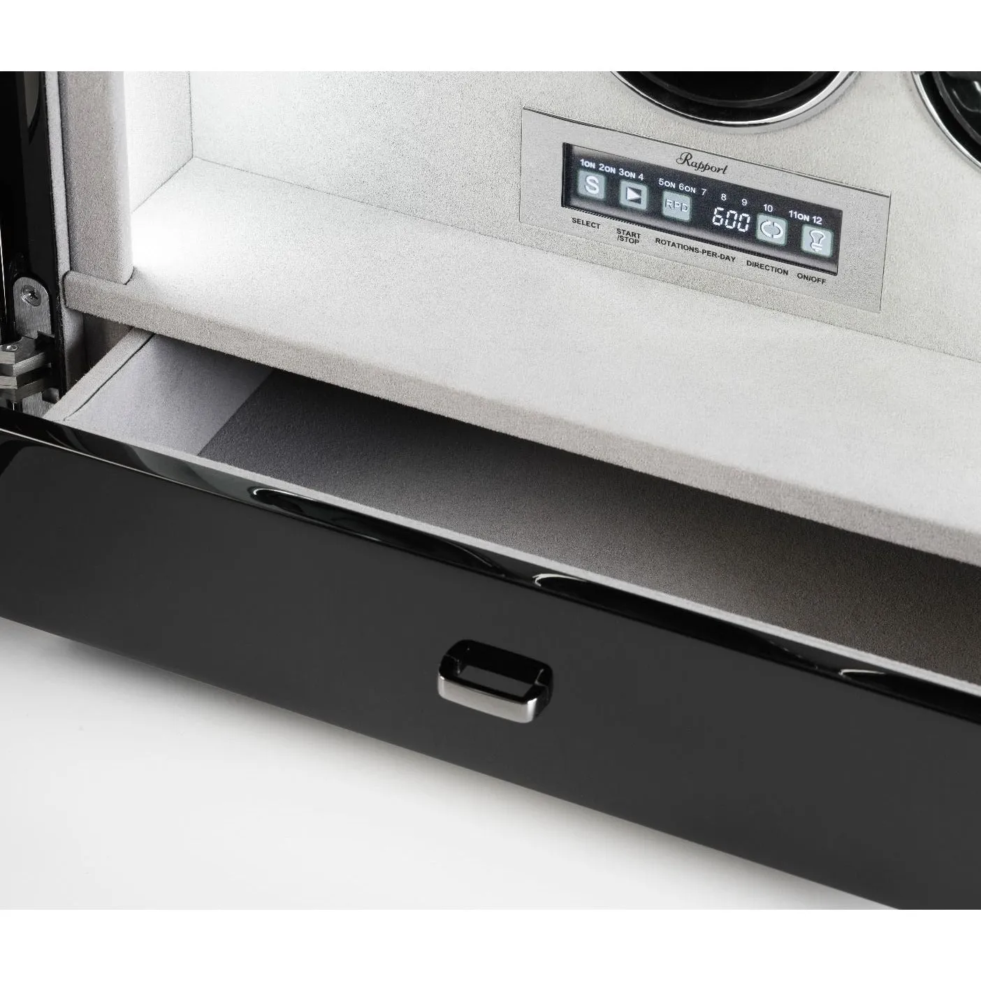 Rapport - Paramount 12-Unit Watch Winder in Ebony | W212