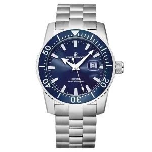 Revue Thommen Men's 17030.2135 'Diver' Blue Dial Stainless Steel Swiss Automatic Watch