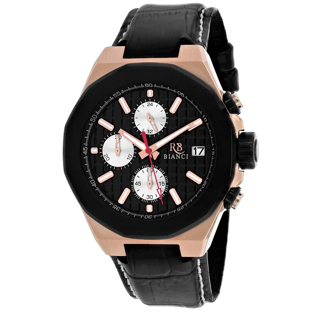 Roberto Bianci Men's Fratelli Black Dial Watch - RB0133