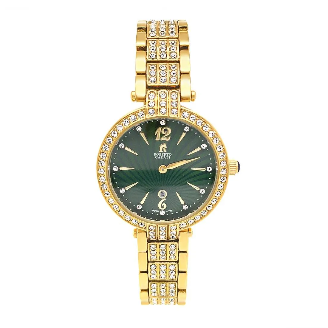 Roberto Carati Winslet Green and Gold Women's Watch M9061-V5