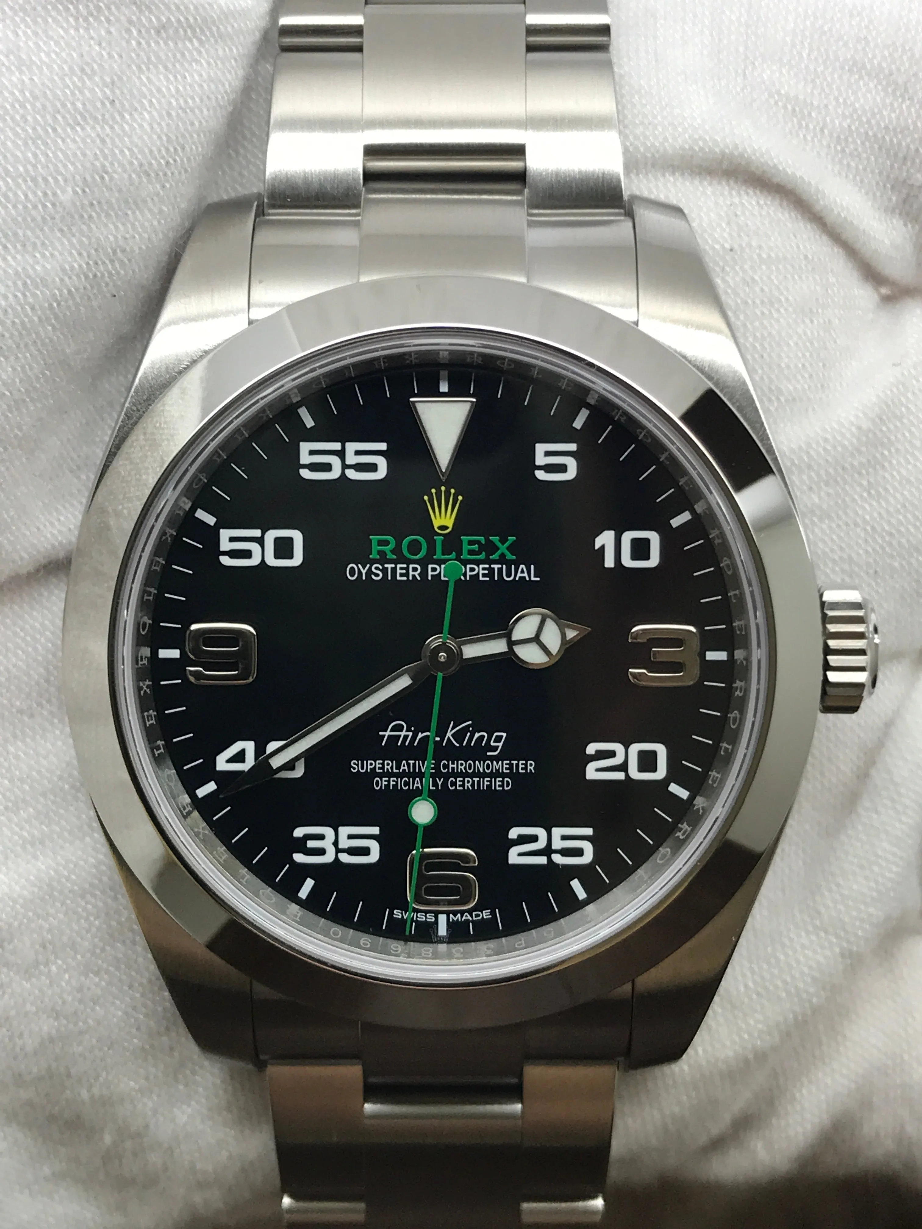 Rolex Air-King 116900 Black Dial Automatic Men's Watch