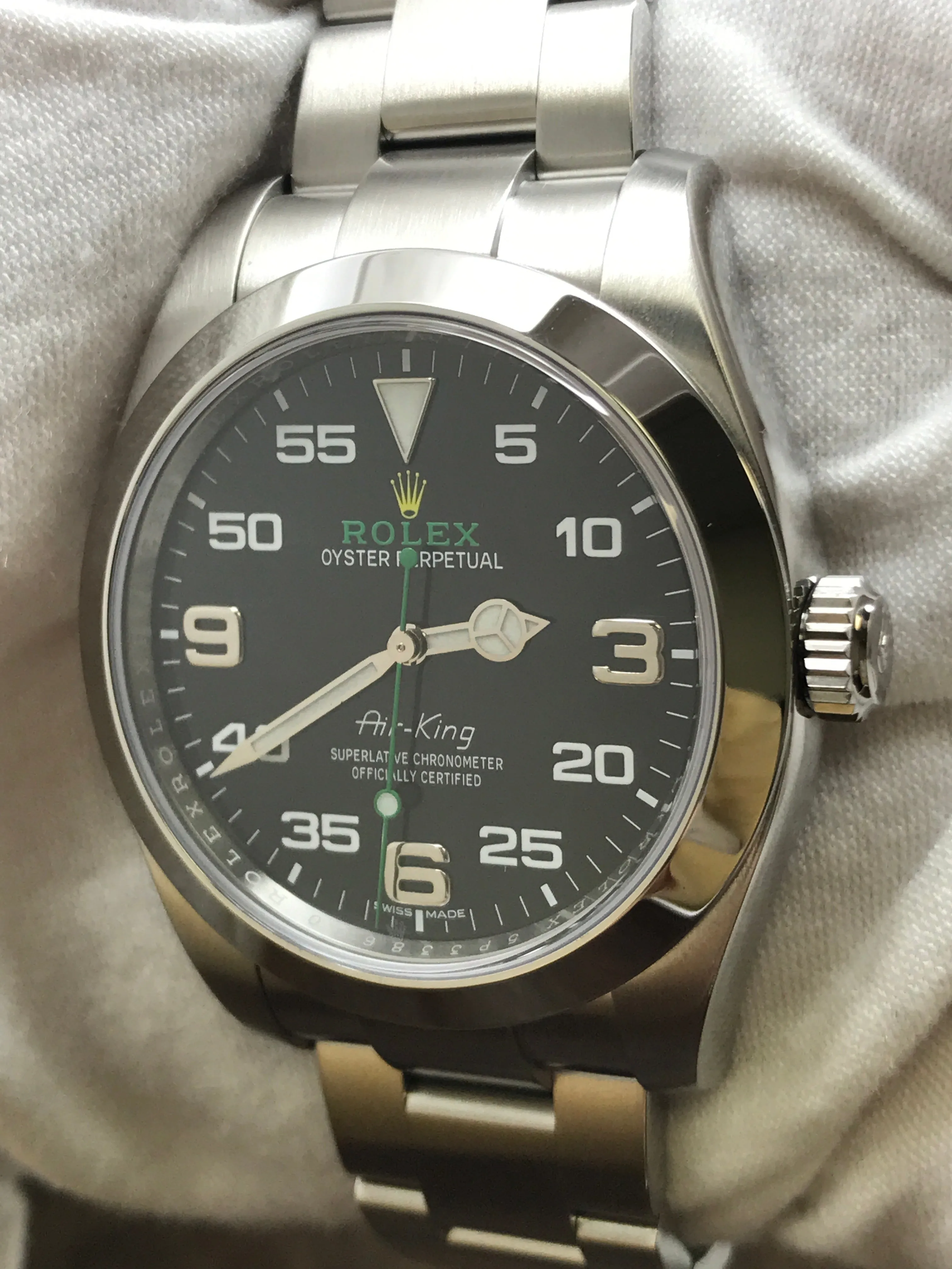 Rolex Air-King 116900 Black Dial Automatic Men's Watch