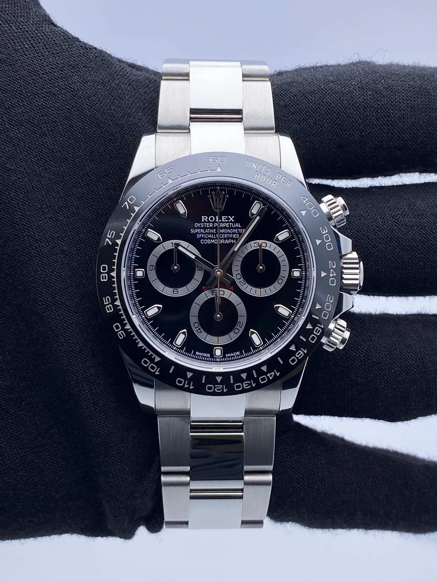 Rolex Cosmograph Daytona 116500LN Black Dial Mens Watch Box Papers