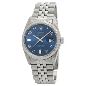 Rolex Datejust 16220 Blue Dial Automatic Watch