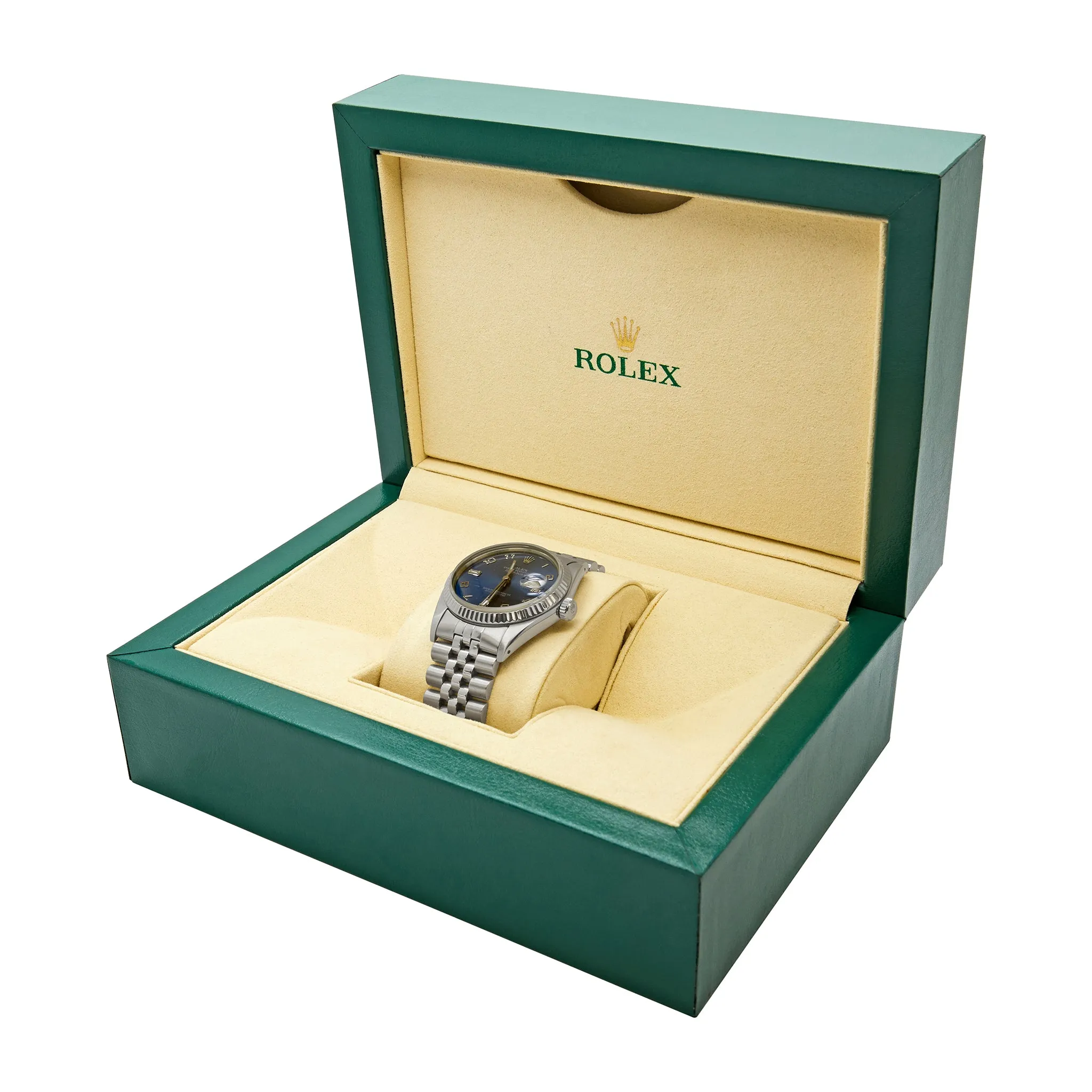 Rolex Datejust 16220 Blue Dial Automatic Watch