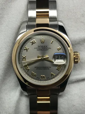 Rolex Datejust 26mm 179163 Silver Dial Automatic Women's Watch