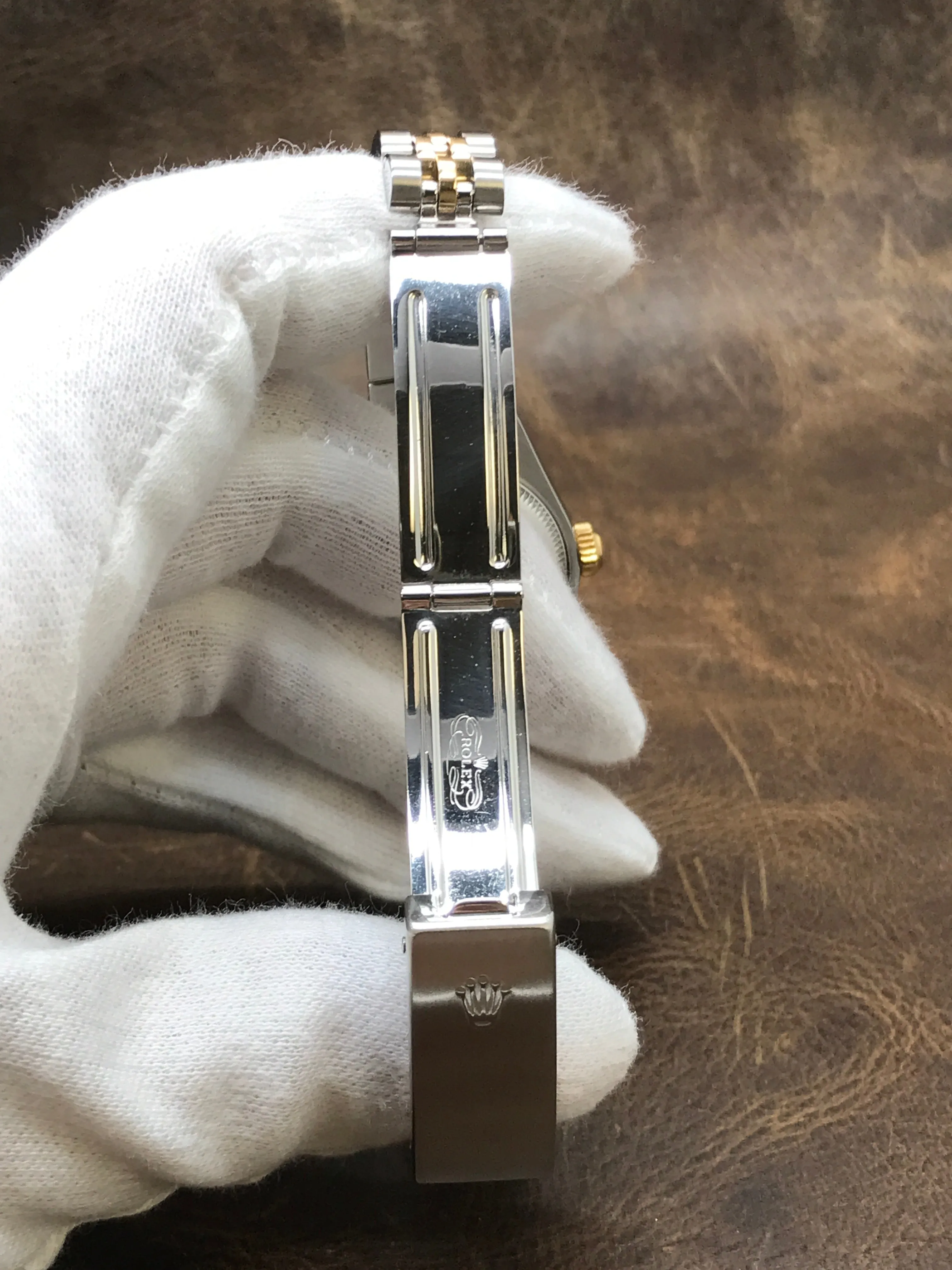 Rolex Datejust 26mm 69173 Champagne Linen Dial Automatic Women's Watch
