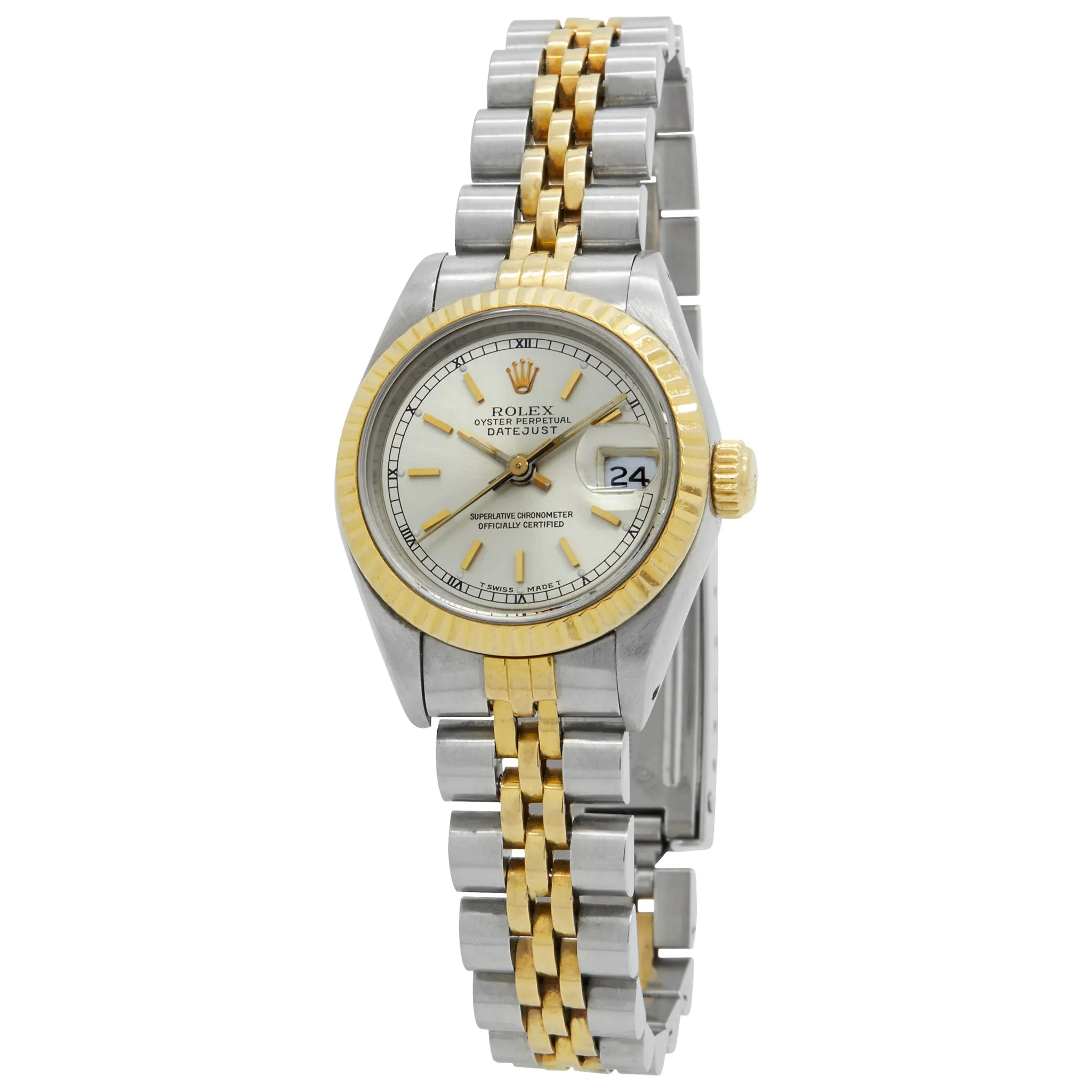 Rolex Datejust 26mm 69173 White Dial Automatic Women's Watch