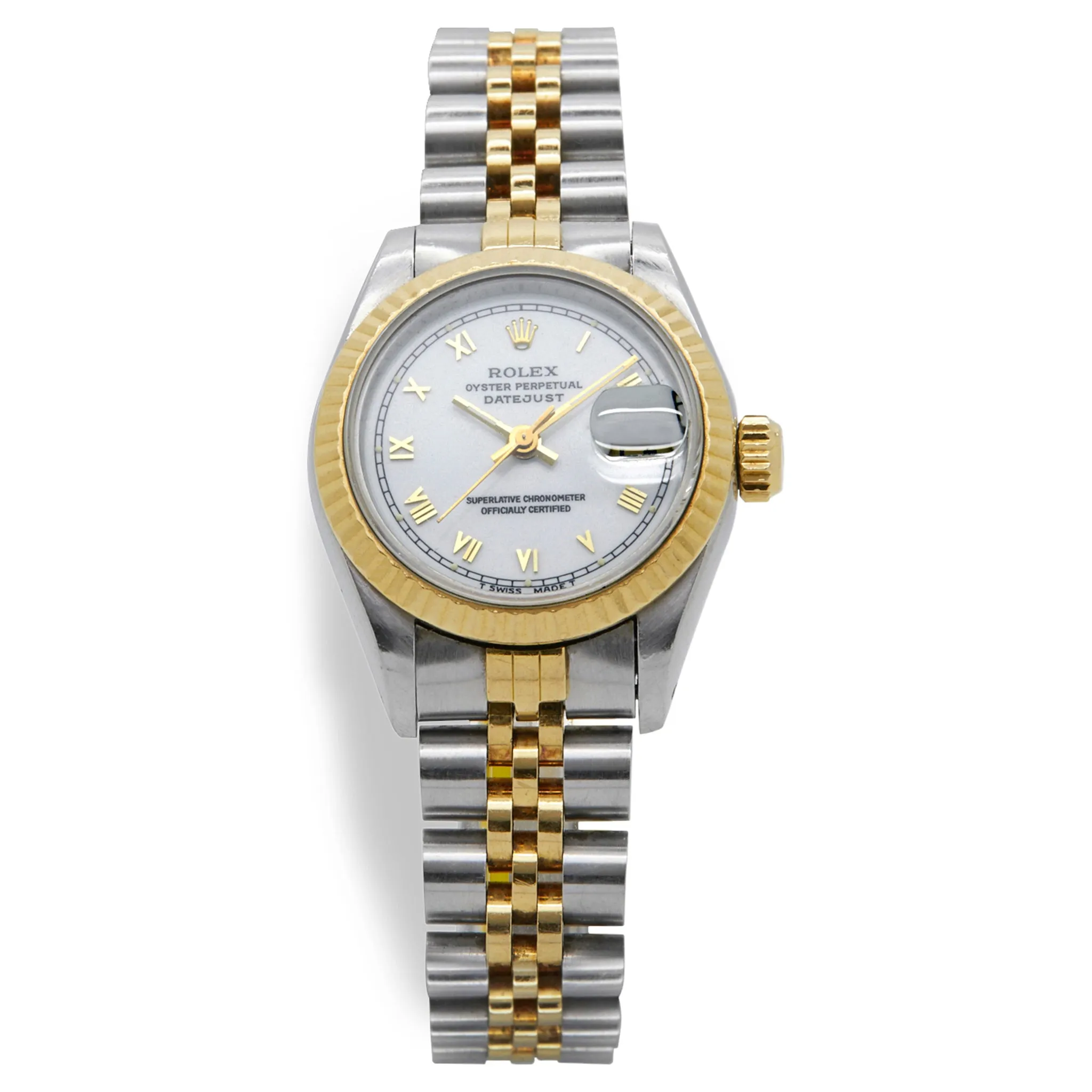 Rolex Datejust 26mm 69173 White Dial Automatic Women's Watch
