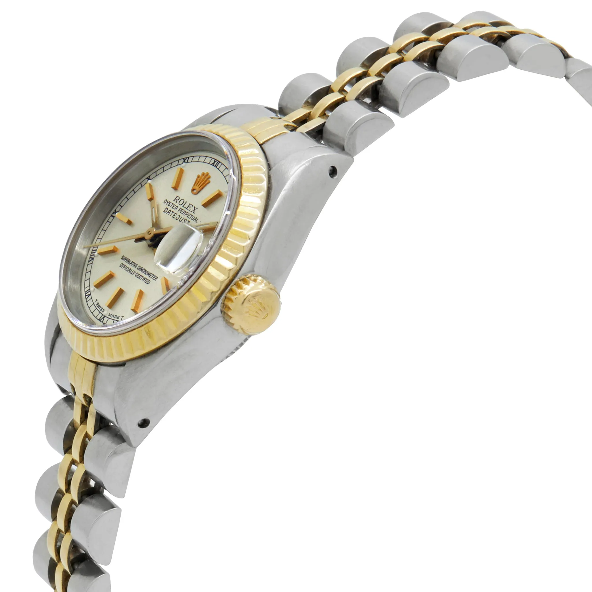 Rolex Datejust 26mm 69173 White Dial Automatic Women's Watch