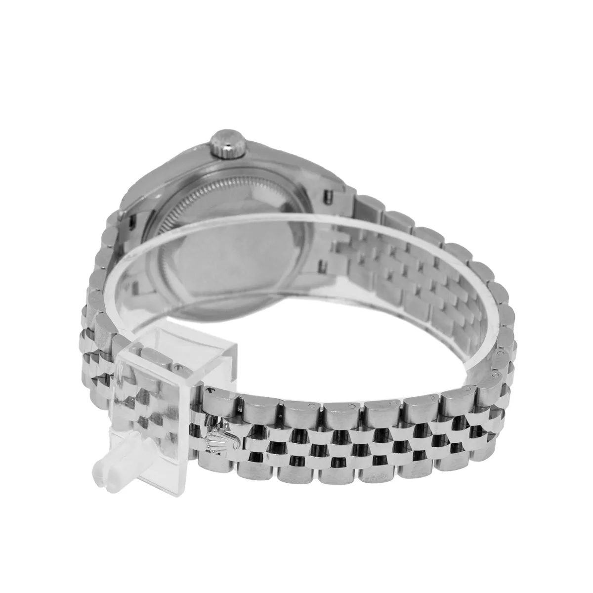 Rolex Datejust 28mm White Gold & Steel Silver Index Dial & Fluted Bezel 279174