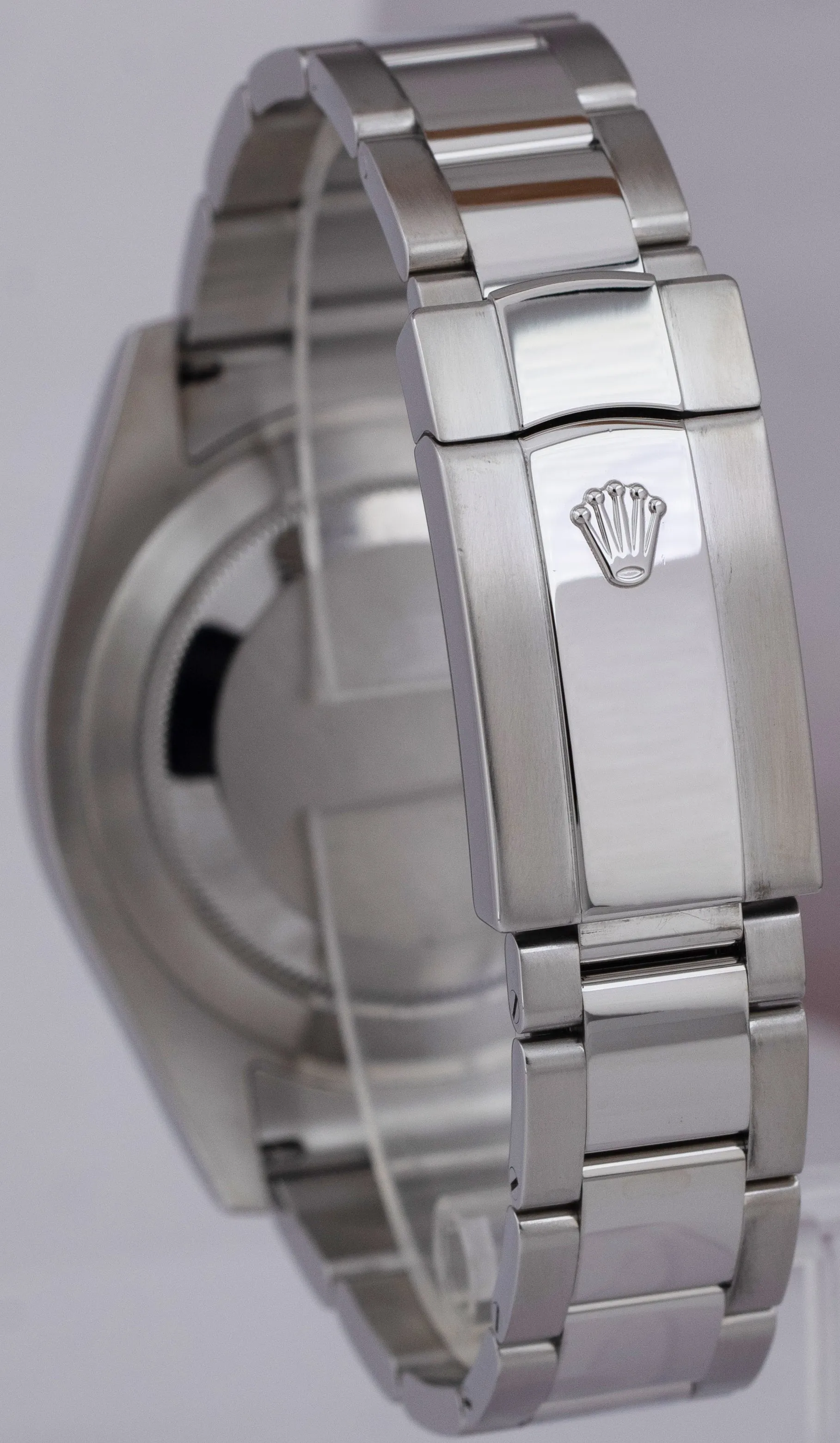 Rolex DateJust II 41mm Rhodium DIAMOND 41mm Fluted Oyster Steel Watch 116334