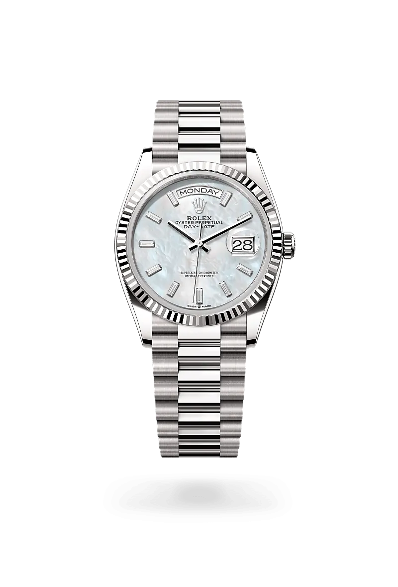 Rolex Day-Date 36 in 18 kt white gold, M128239-0065 | Walters & Hogsett