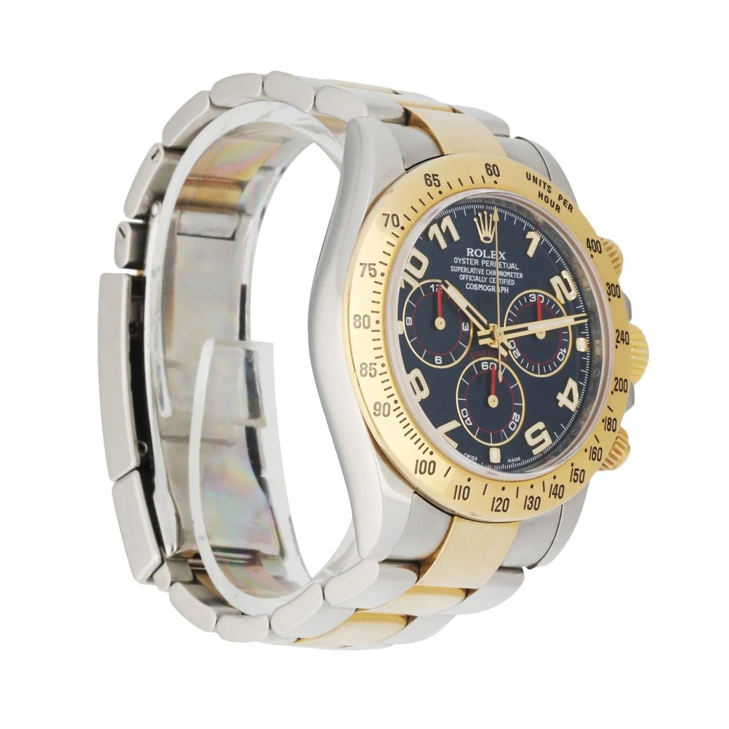 Rolex Daytona 116523 Cosmograph Blue Racing Dial  Men's Watch