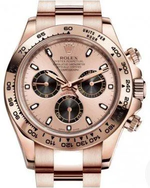 Rolex Daytona 40mm Rose Gold Pink Dial 116505