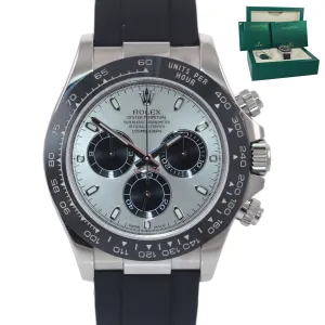 Rolex Daytona Cosmograph 116519LN 18K White Gold Ceramic Silver Watch Box
