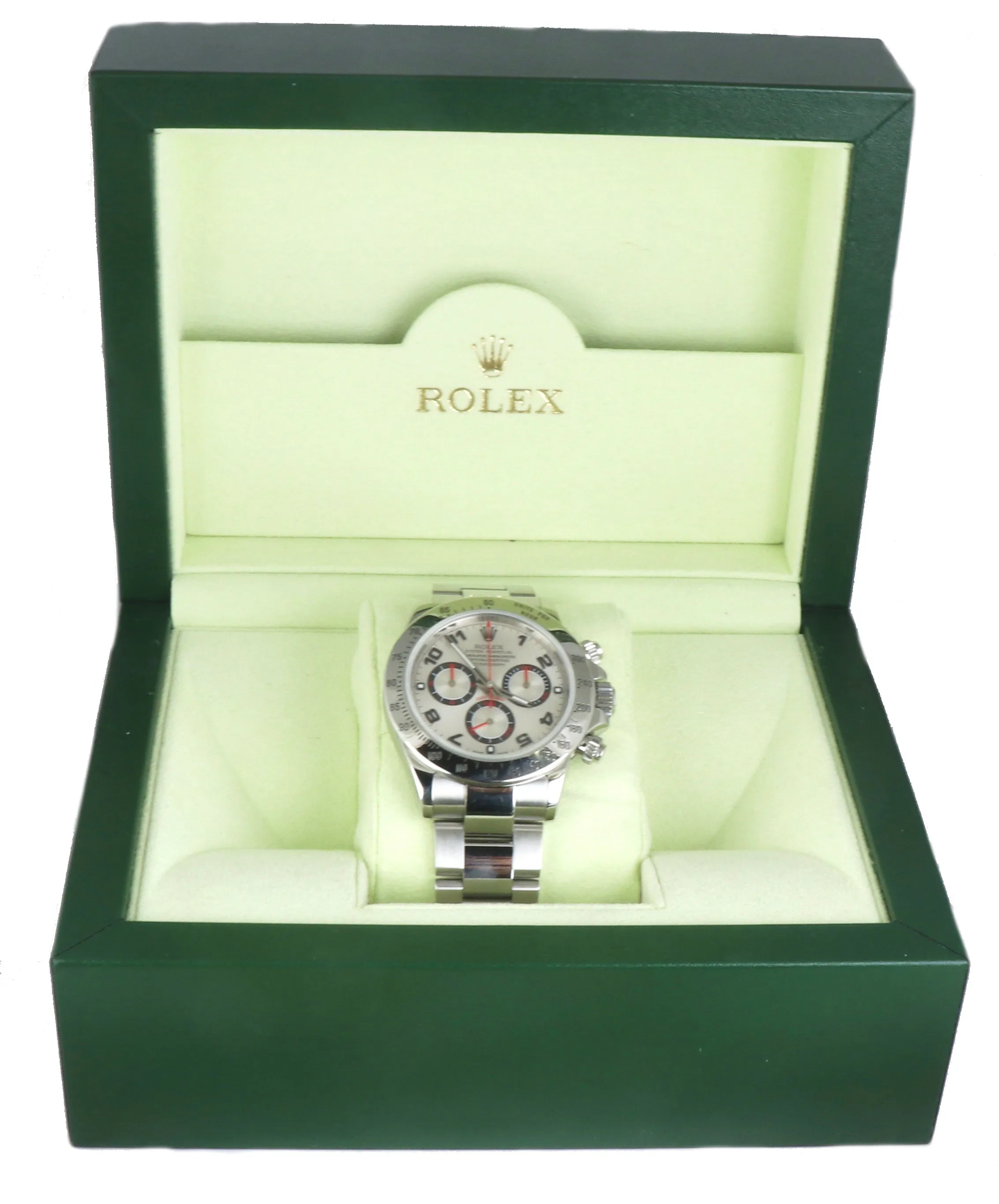 Rolex Daytona Cosmograph 116520 Silver Racing Stainless Automatic 40mm Watch