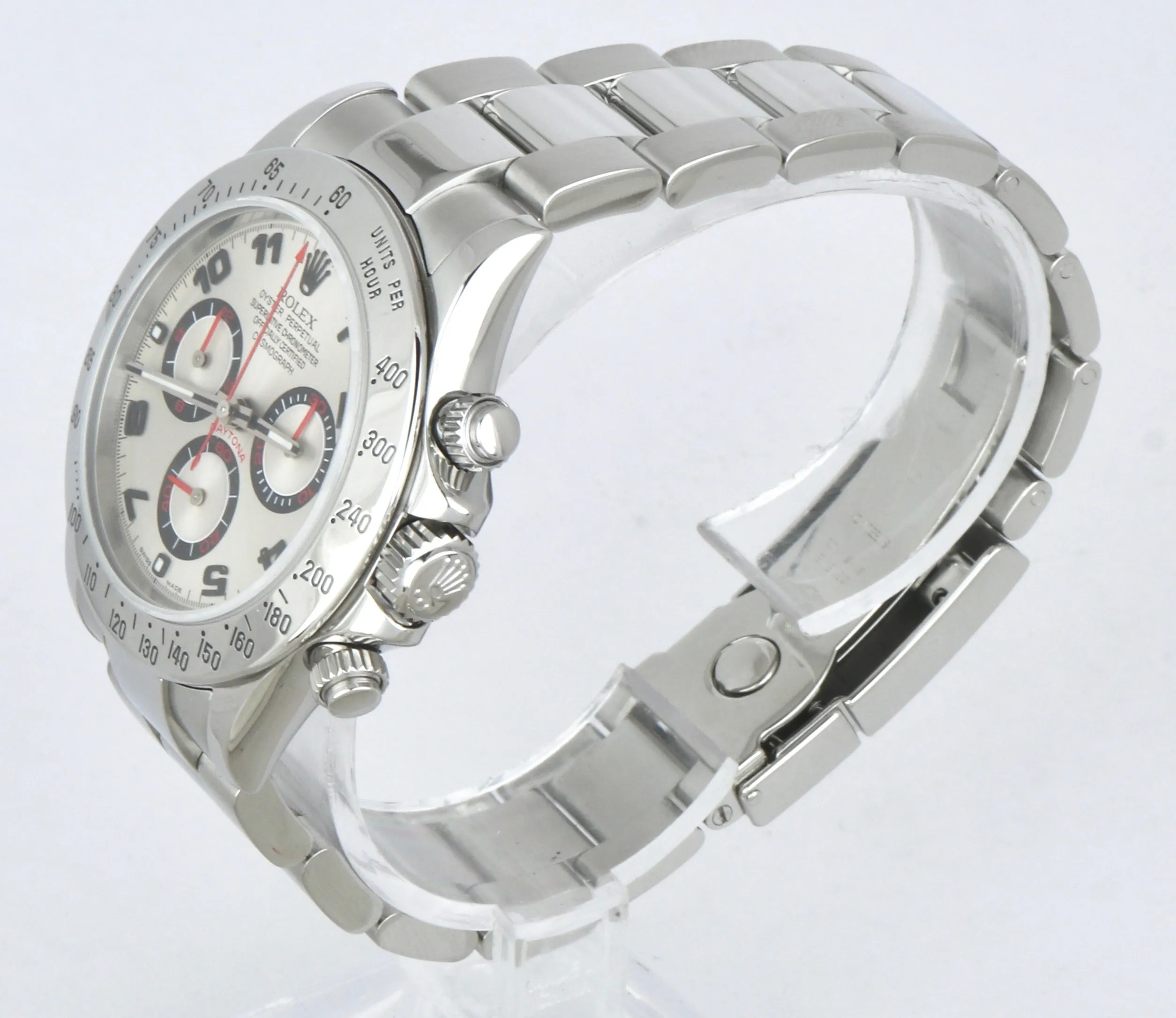 Rolex Daytona Cosmograph 116520 Silver Racing Stainless Automatic 40mm Watch