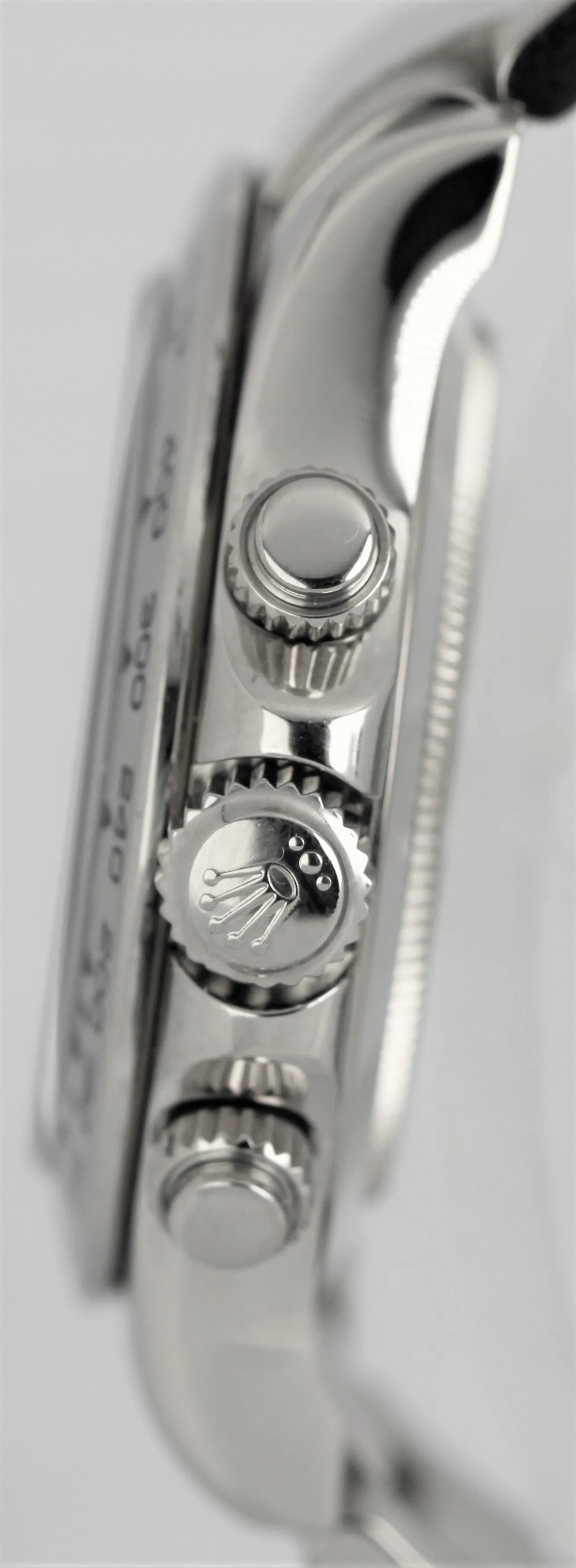 Rolex Daytona Cosmograph 18K White Gold Racing Black 40mm 116509 Watch B P