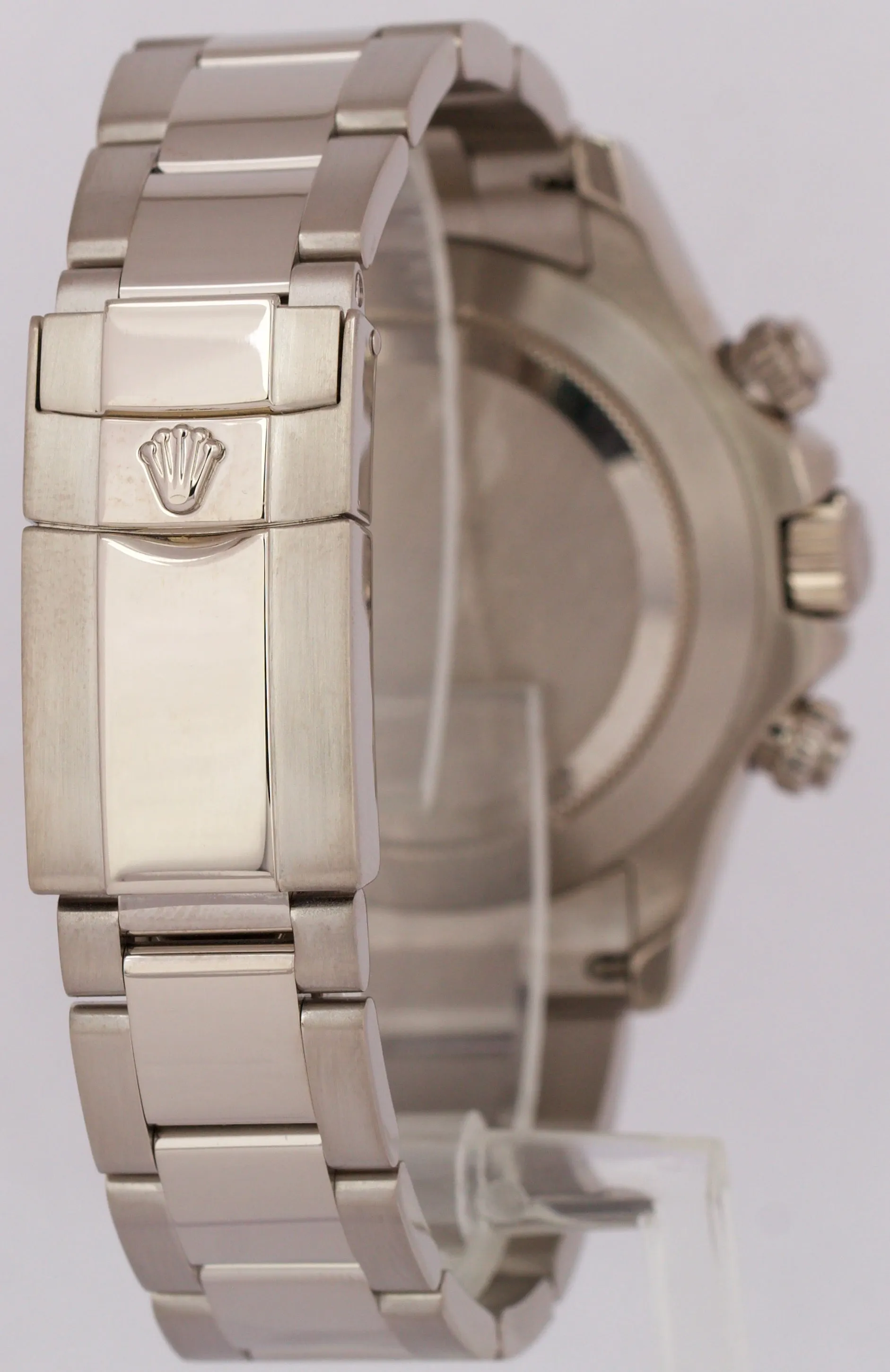 Rolex Daytona Cosmograph BLACK RACING Red 18K White Gold Oyster Watch 116509 BOX