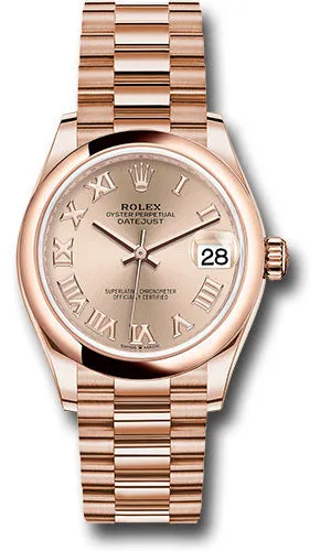 Rolex Everose Gold Datejust 31 Watch 278245 rsrp