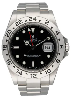 Rolex Explorer II 16570 Black Dial Mens Watch Box & Papers