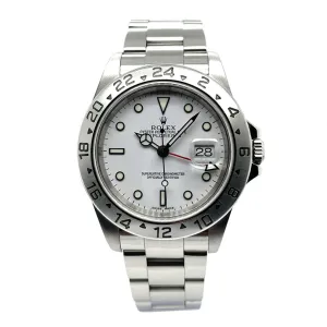 Rolex Explorer II 16570 White Dial - Pre-Owned