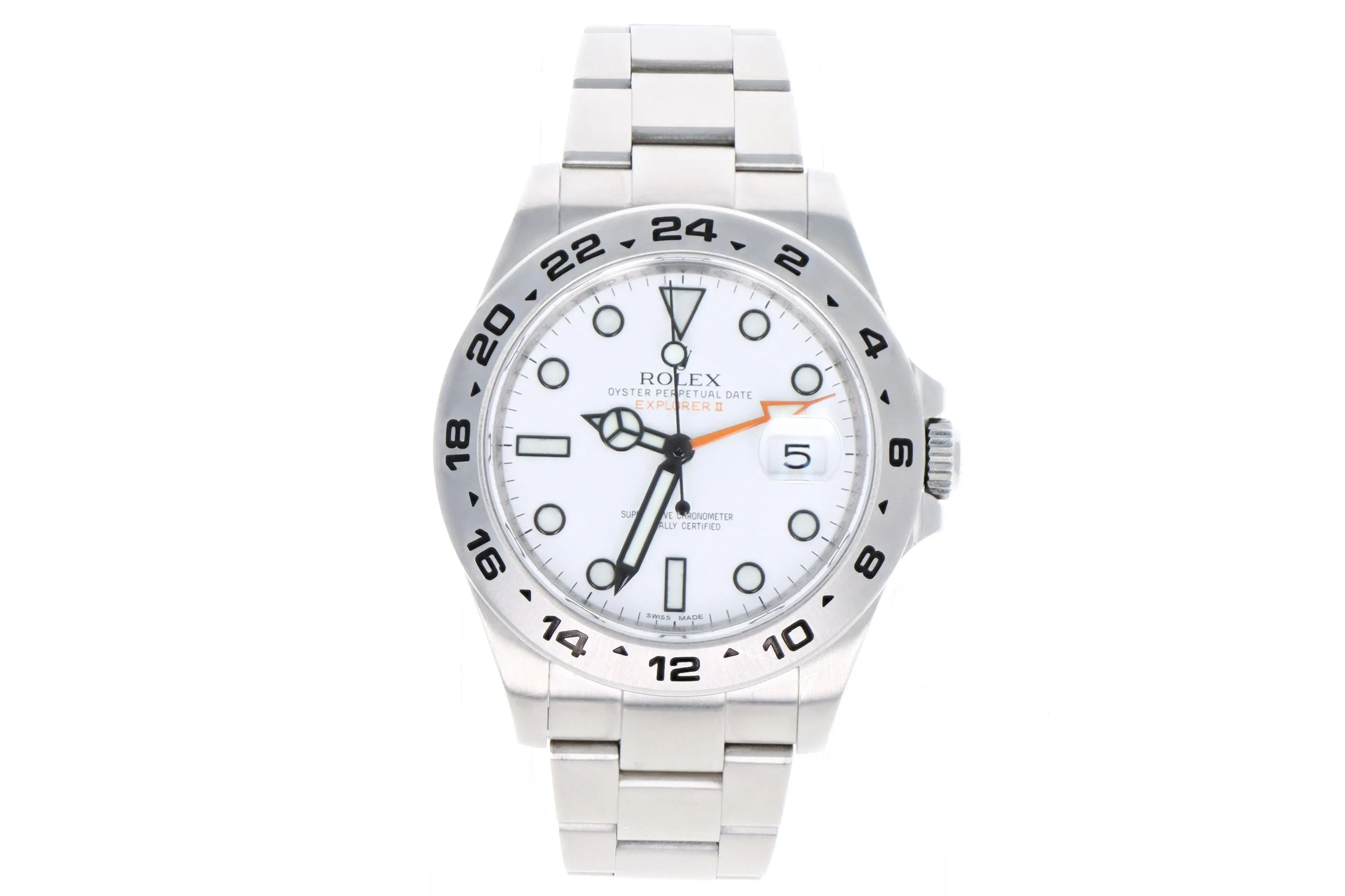 Rolex Explorer II 42mm White Dial Model 216570