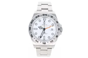 Rolex Explorer II 42mm White Dial Model 216570