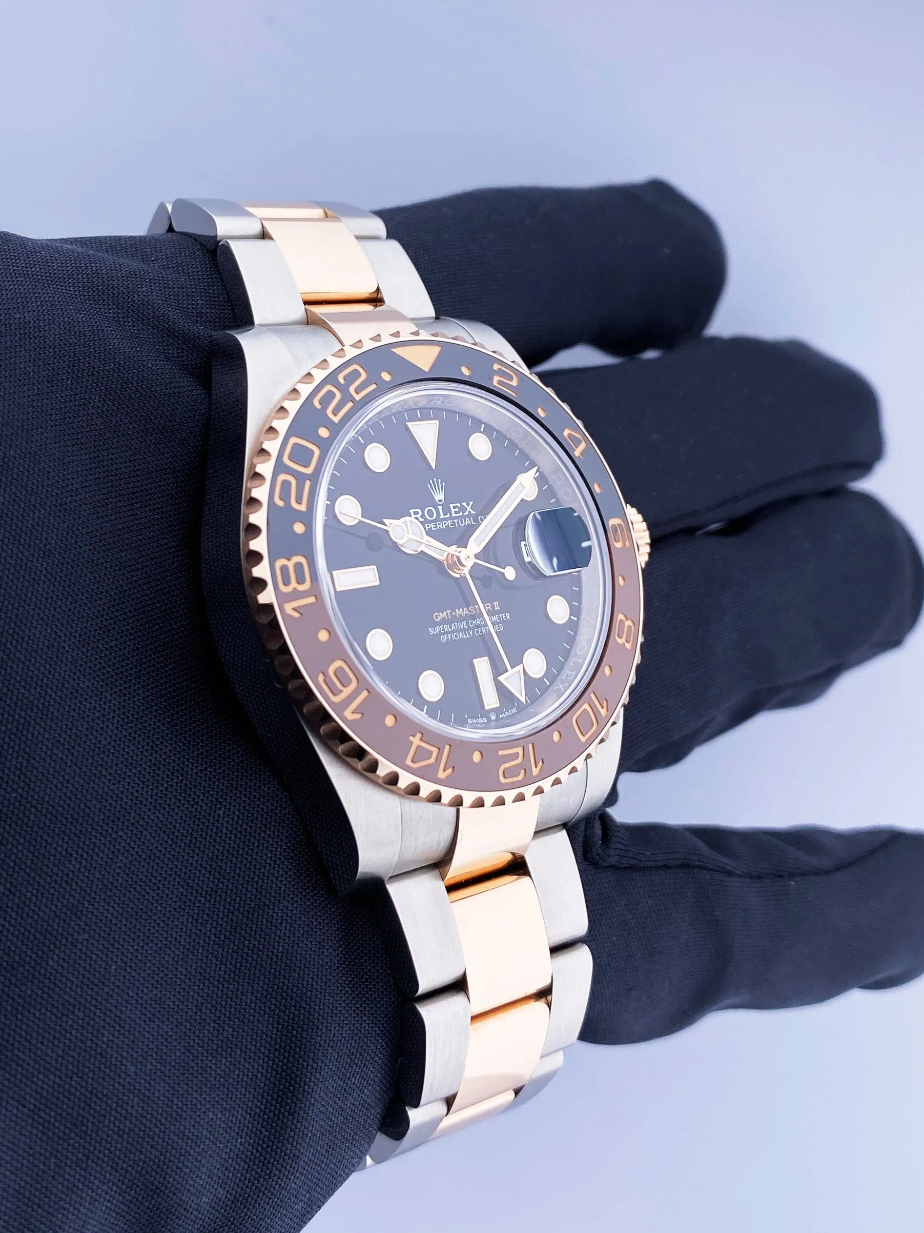 Rolex GMT-Master II 126711CHNR Root Beer Mens Watch Box & Paper