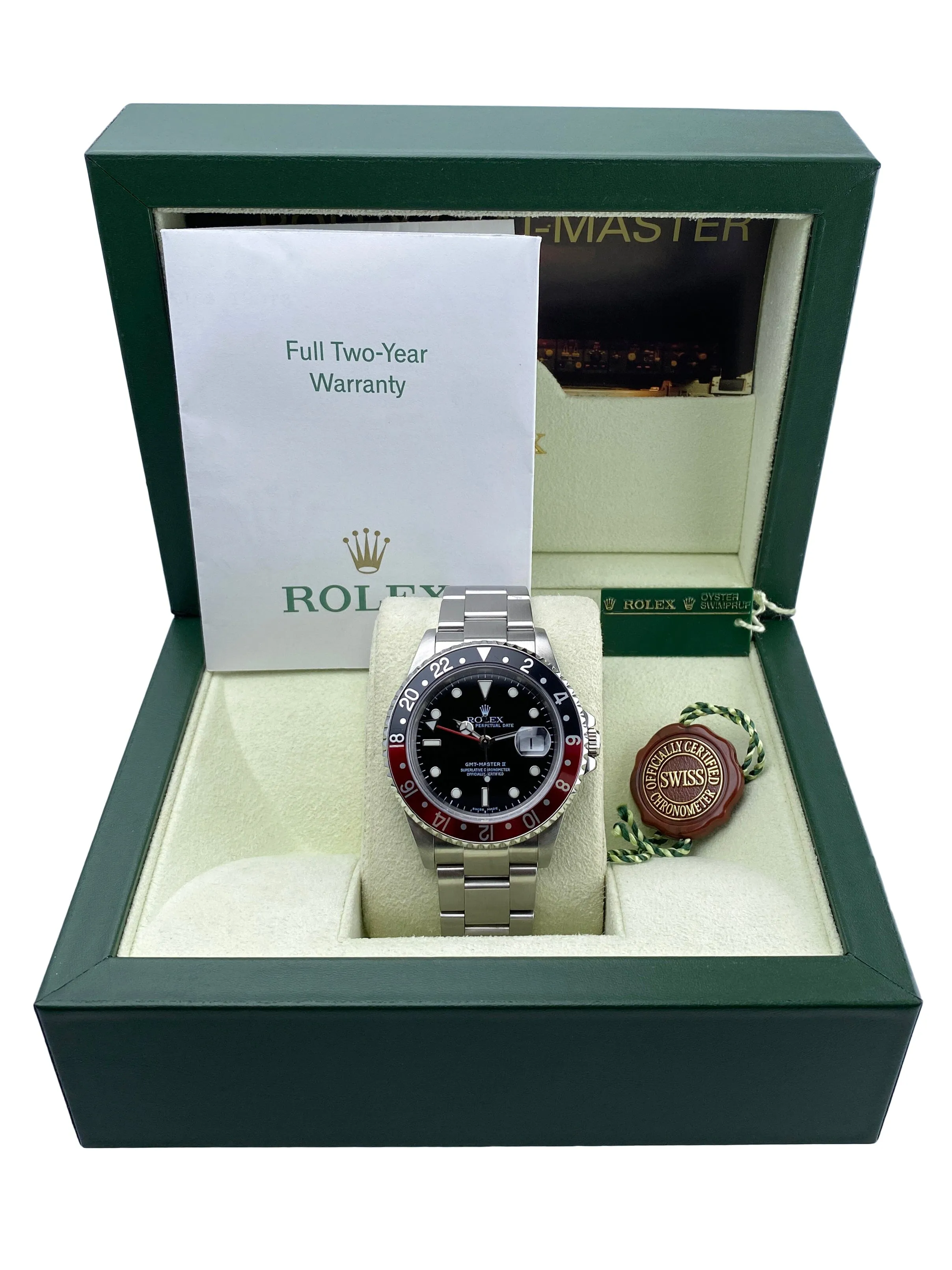Rolex GMT-Master II 16710T "Coke" Mens Watch Box Papers