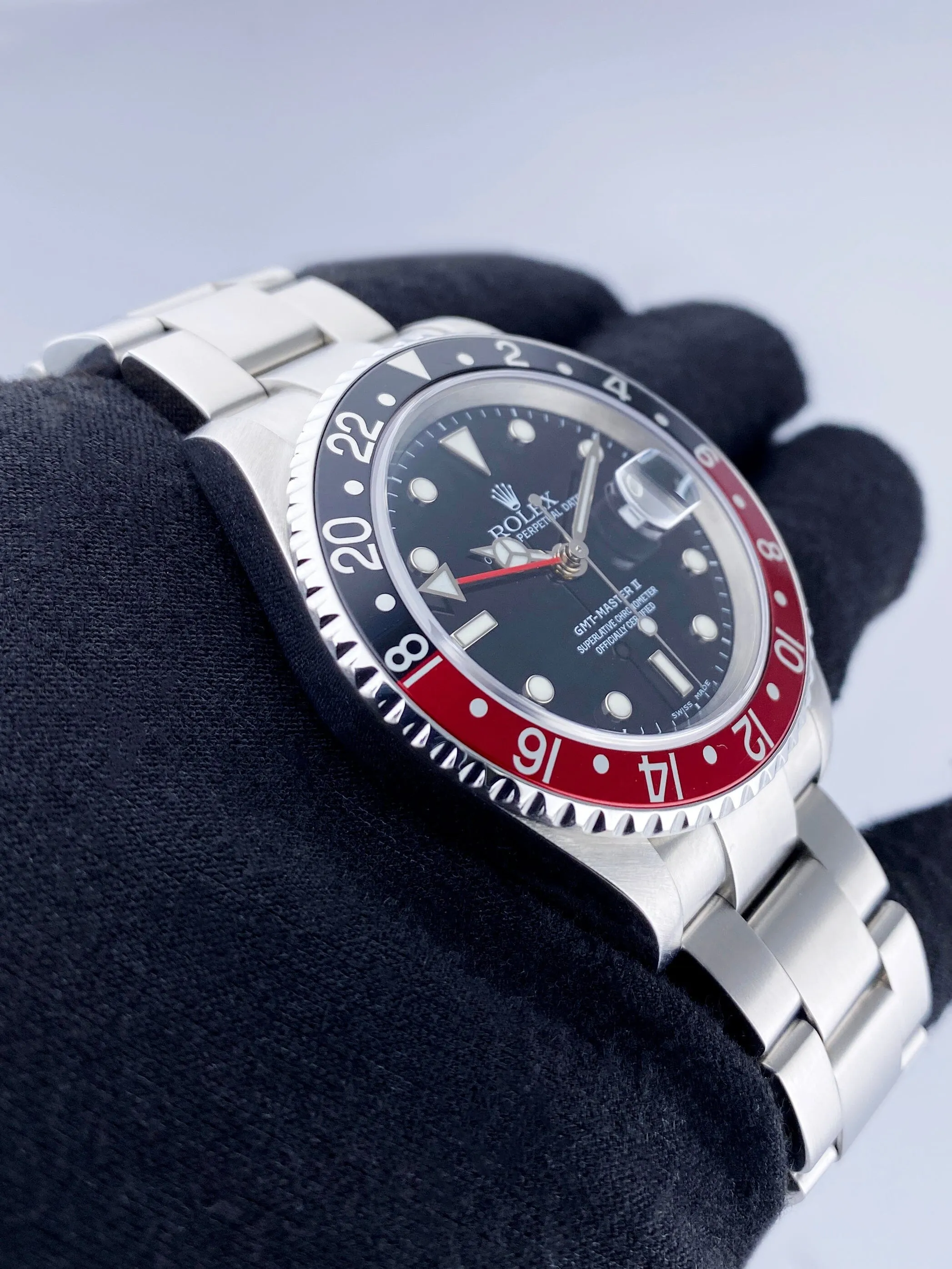 Rolex GMT-Master II 16710T "Coke" Mens Watch Box Papers