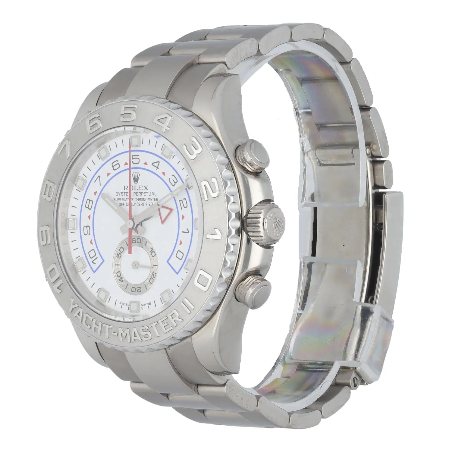 Rolex Men's 116689 18k White Gold Rolex Yacht - Master II Watch