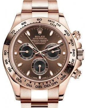 Rolex New Daytona 116505 40mm Rose Gold Chocolate