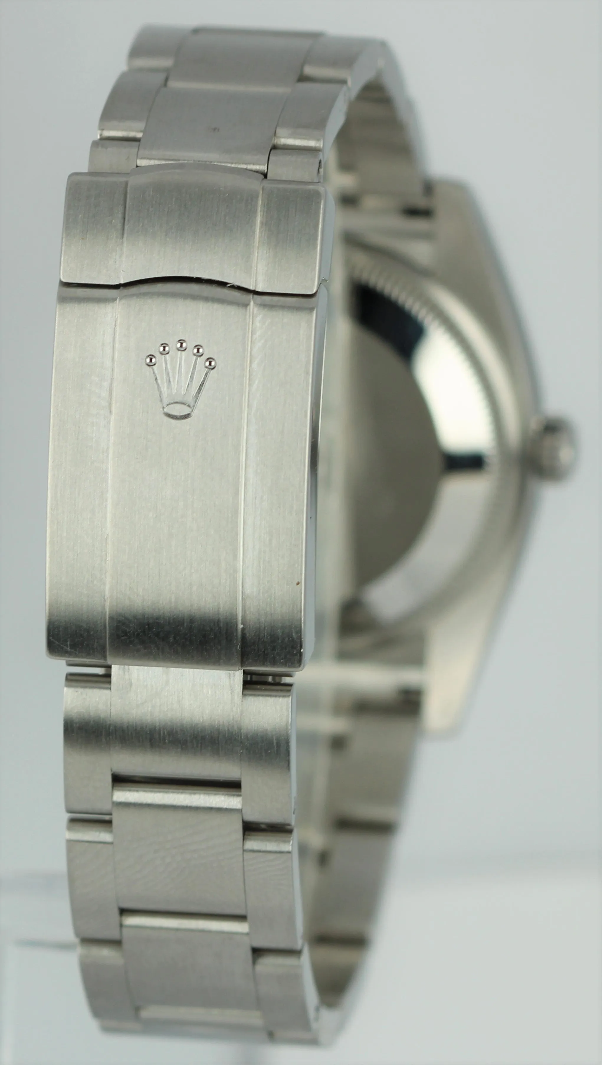 Rolex Oyster Perpetual White Dial Stainless Steel 34mm Oyster Watch 114200