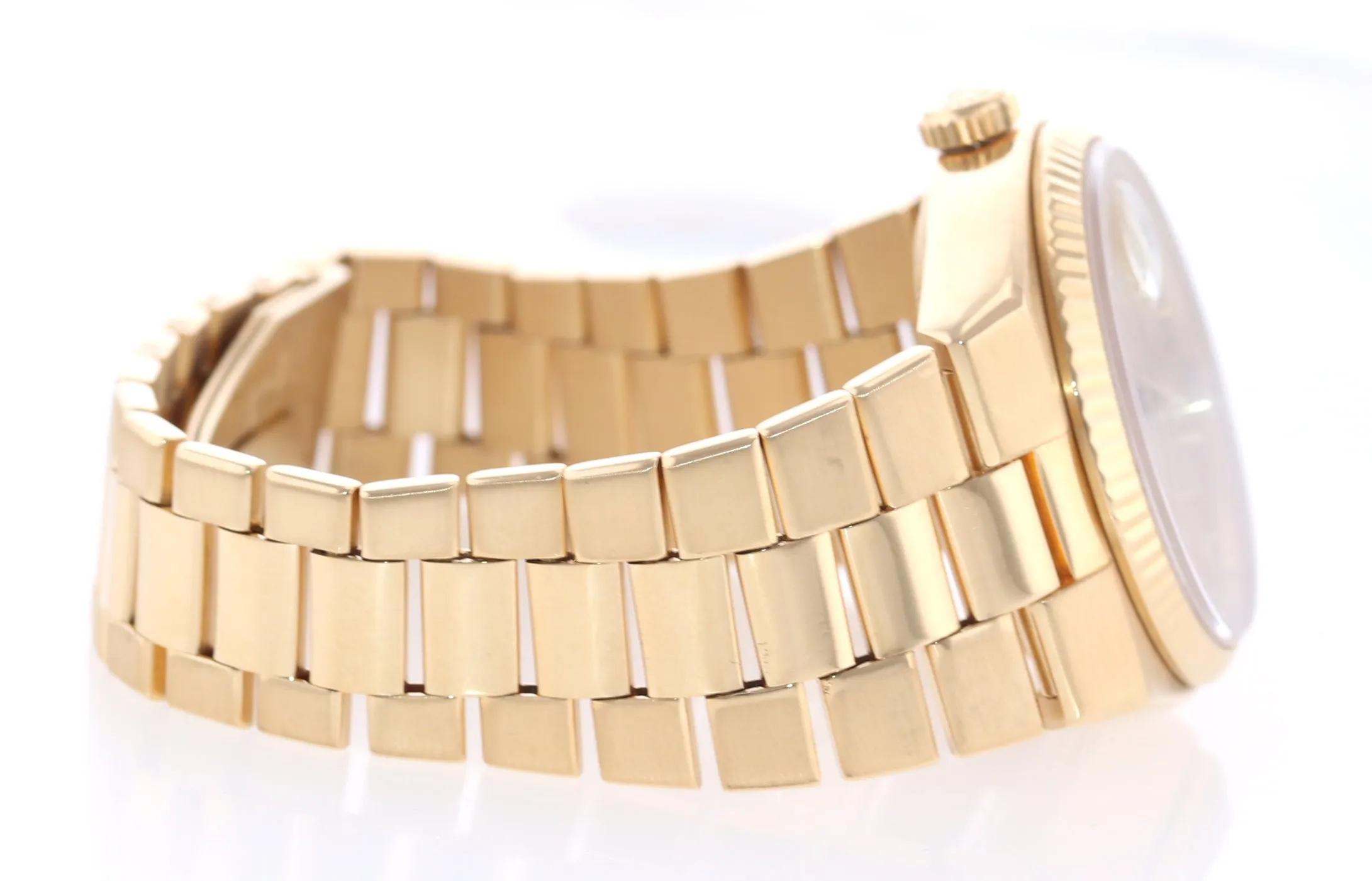 Rolex OysterQuartz Day Date President 19018 Solid 18k Yellow Gold Watch Box