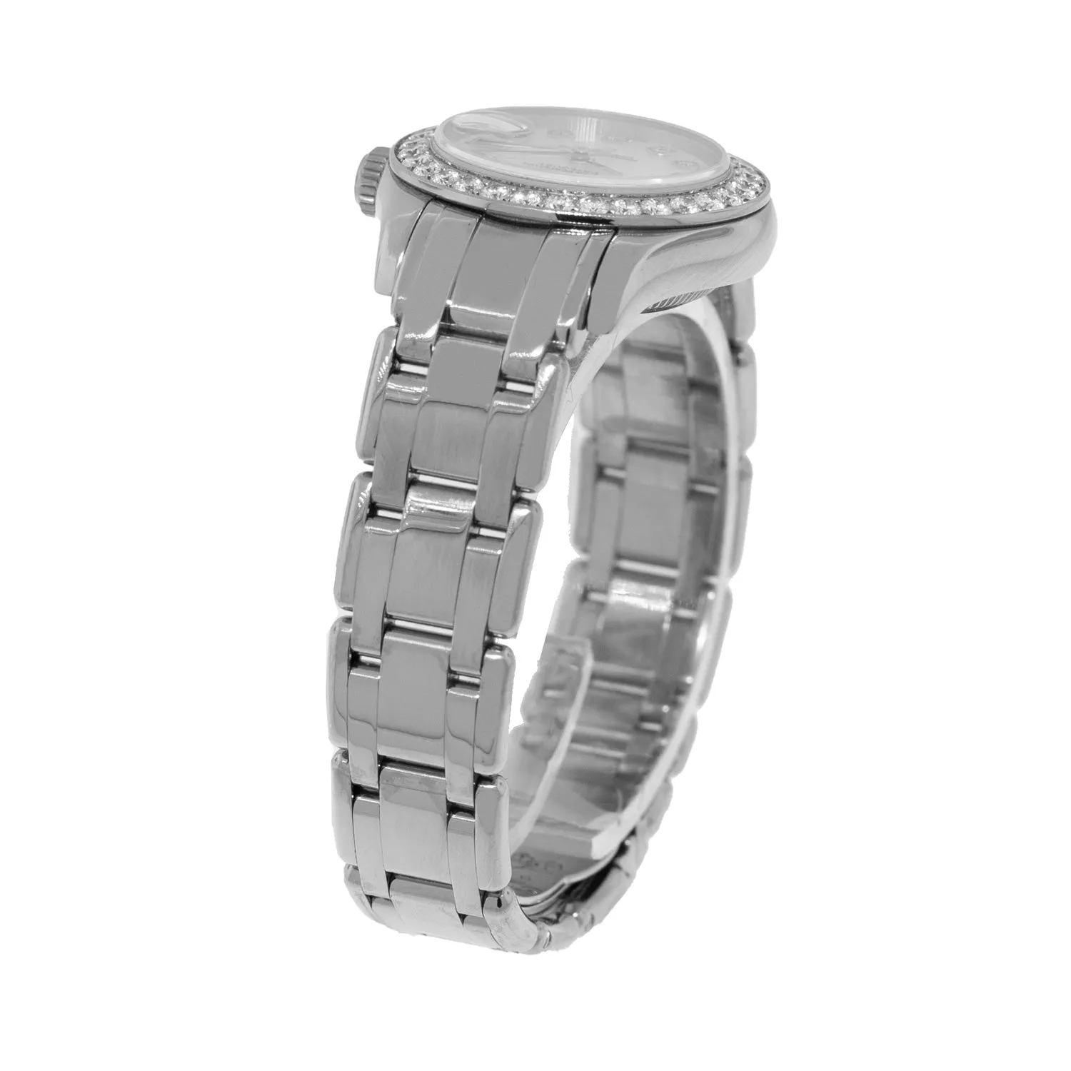 Rolex Pearlmaster 29mm White Gold White MOP Diamond Dial & Diamond Bezel 80299