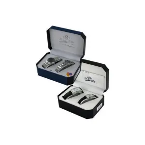 Set of two silver bracelet watches ( Case of 3 )
