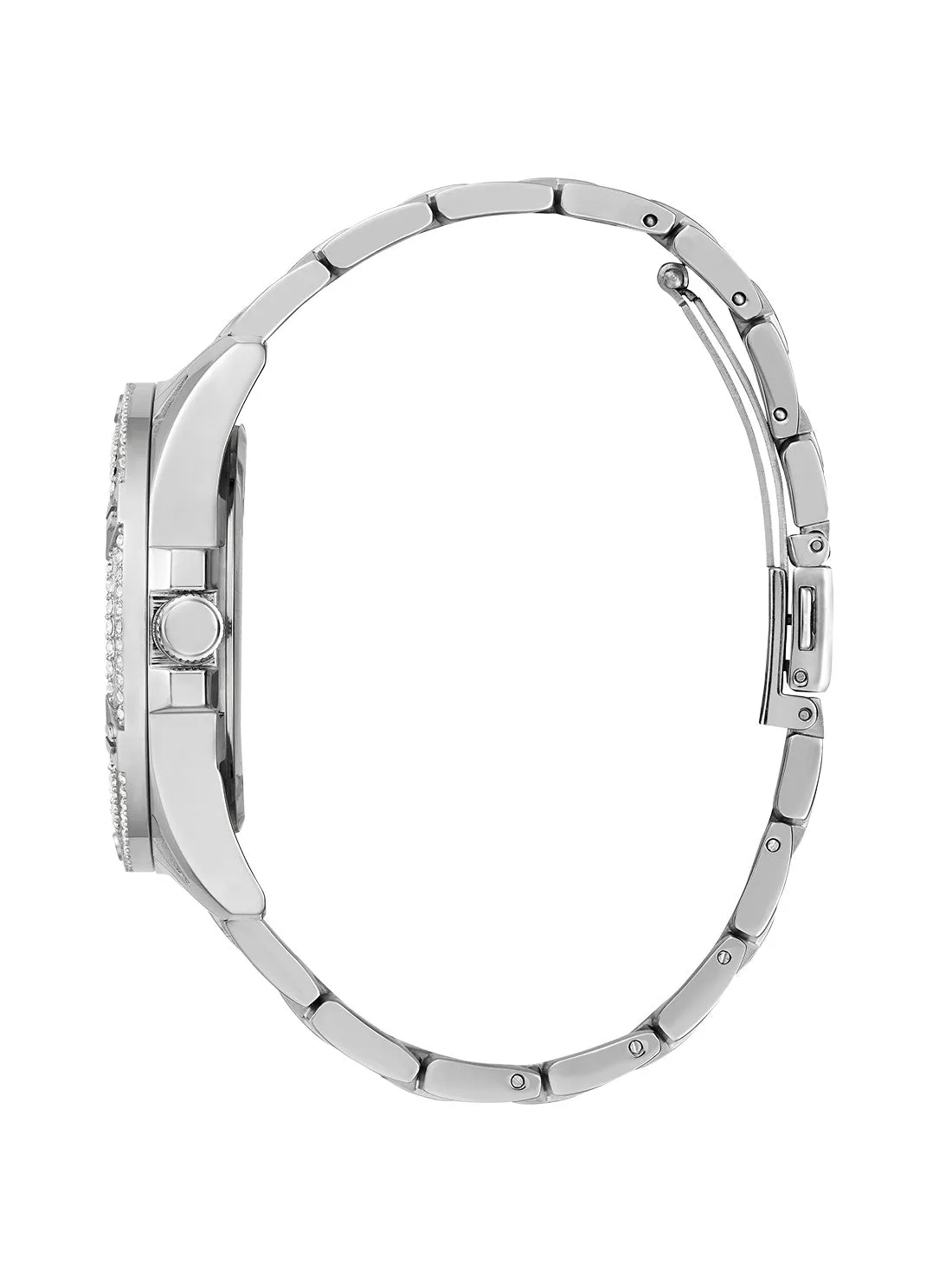 Silver Queen Crystal Watch