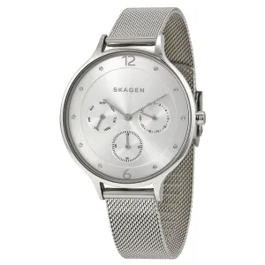 Skagen Anita Multi-Function Silver Dial Stainless Steel Ladies Watch SKW2312