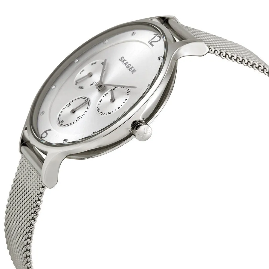 Skagen Anita Multi-Function Silver Dial Stainless Steel Ladies Watch SKW2312