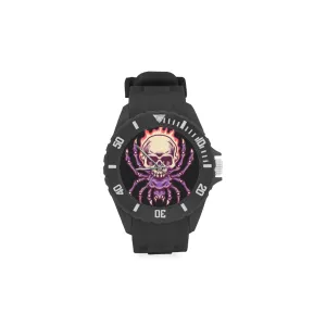 Skull Tarantula Retro Sport Rubber Strap Watch