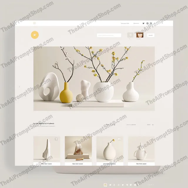 Sleek Modern Product Mockups AI MidJourney Image Prompt, 9234