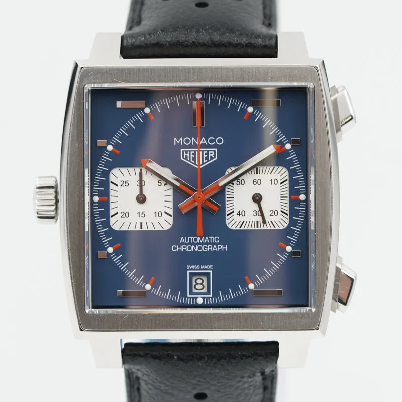 SOLD - 11/06/23 - TAG Heuer "Heuer" Monaco CAW211P.FC6356 Steve McQueen Calibre 11 39mm 2023