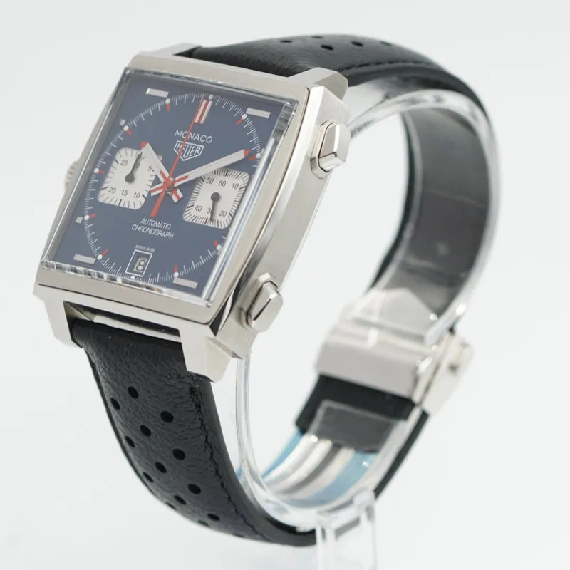 SOLD - 11/06/23 - TAG Heuer "Heuer" Monaco CAW211P.FC6356 Steve McQueen Calibre 11 39mm 2023