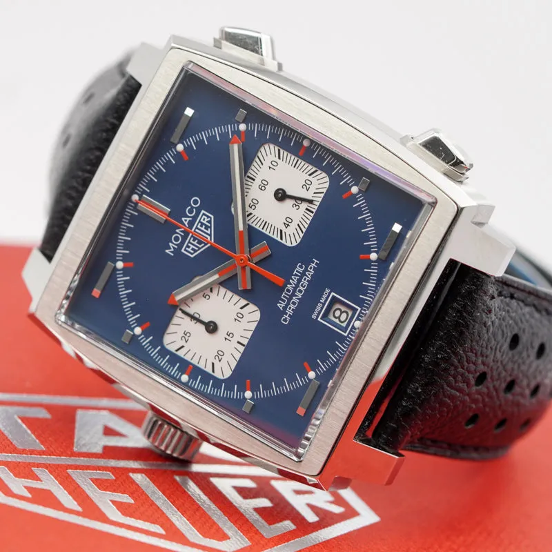 SOLD - 11/06/23 - TAG Heuer "Heuer" Monaco CAW211P.FC6356 Steve McQueen Calibre 11 39mm 2023