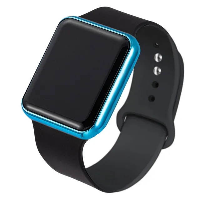 Sport LED Digital Watches Women Men Fashion Casual Electronic Watch Acrylic Band Army Military Wrist Watch Clock Reogio Feminino