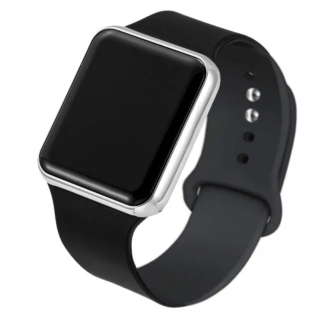Sport LED Digital Watches Women Men Fashion Casual Electronic Watch Acrylic Band Army Military Wrist Watch Clock Reogio Feminino