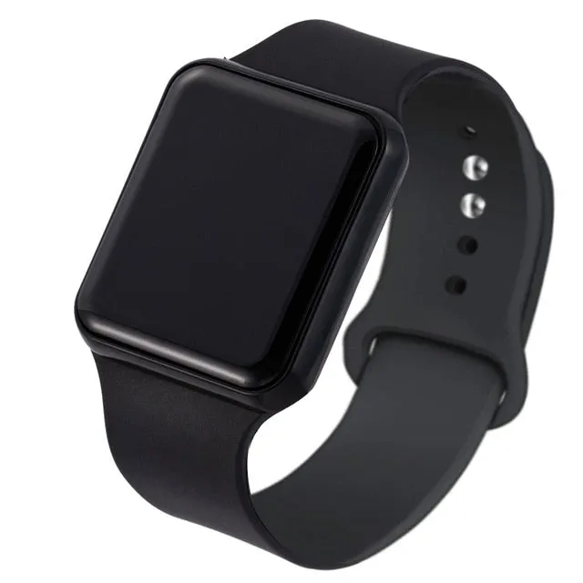 Sport LED Digital Watches Women Men Fashion Casual Electronic Watch Acrylic Band Army Military Wrist Watch Clock Reogio Feminino