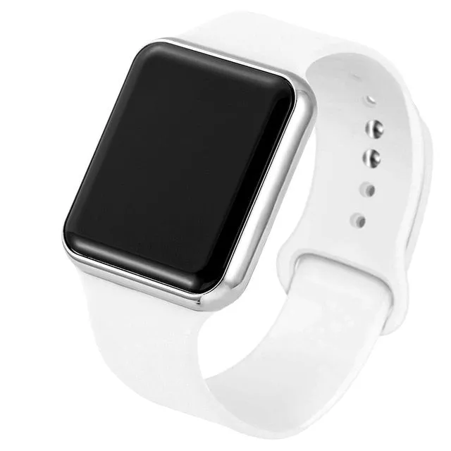 Sport LED Digital Watches Women Men Fashion Casual Electronic Watch Acrylic Band Army Military Wrist Watch Clock Reogio Feminino